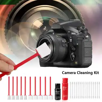 

Sensor Cleaning Swab APS-C CMOS/CCD Lens Cleaner Kit For DSLR Digital Camera Rod Solution Cotton Swabs Phone Computer Screen