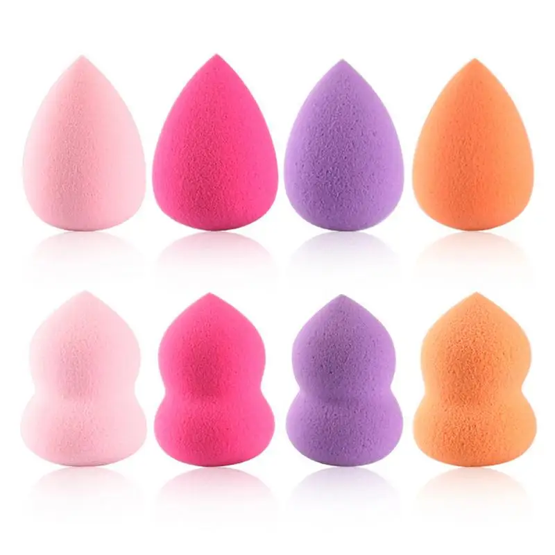 

4pcs Makeup Sponge Wet And Dry Puff Drop Dripping Gourd Foundation Conclear Tools Multifunctional Makeup Accessories