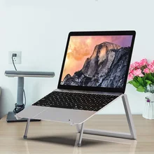 Besegad Портативная Складная охлаждающая подставка для ноутбука Подставка держатель для 10-15 дюймов планшетов аксессуары для ноутбуков Macbook