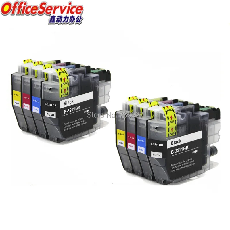 LC3211 совместимый чернильный картридж для брата подходит MFC J890DW J895DW DCP J772DW