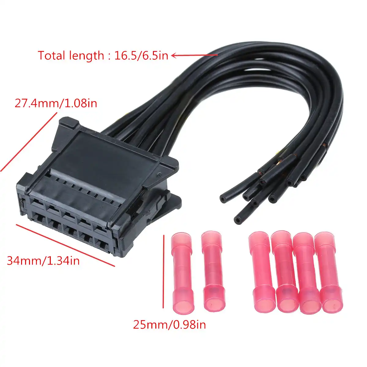 Car Heater Blower Resistor Wiring Loom Harness Connector for Renault