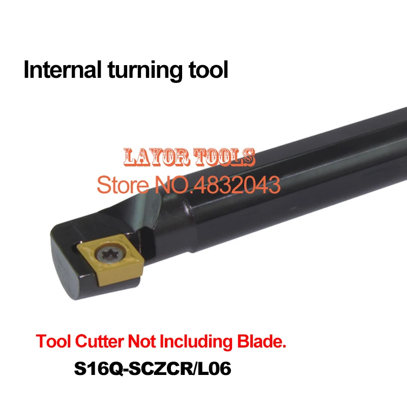 

S16Q-SCZCR06 Cutter Turning Tools Lathe Machine Turning Tools Set Internal Turning Tool CNC Turning Tools, Internal Boring Bar
