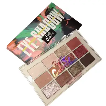 

BellyLady 12 Colors Shimmer Metallic Waterproof Eyeshadow Palette Cosmetics Tool
