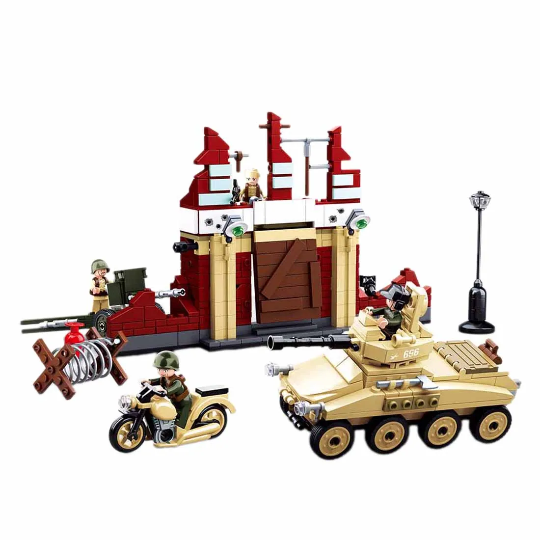 

Sluban New Military Theme DIY Small Particle Model Building Block Assembly Construction Kit for Children - Battle of Stalingrad