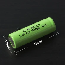 1,2 в 42 мм x 17 мм сменный бритвенный Аккумулятор для Philips Очищающий Инструмент SC5360 SC5275 BSC200 SC5320 батареи