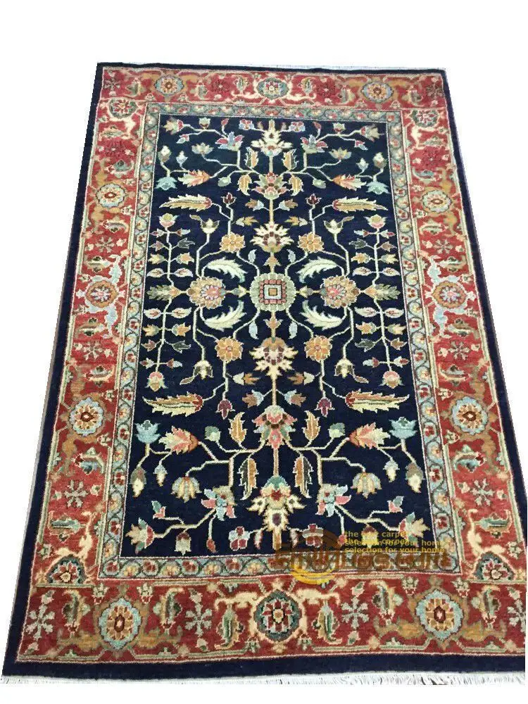 Ковер в имитации древнего Европейского Aubussen тканый Мандала площадь Бегун ковер прямоугольный ковер Serapi ковер