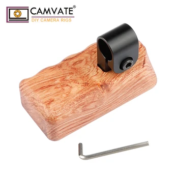

CAMVATE Wood DSLR Wooden Handle Grip Mount (Right hand) For Camera Photo Studio Kit C1525