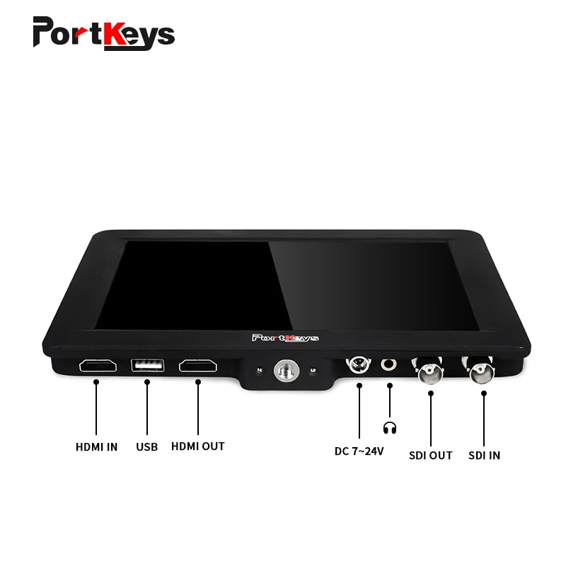 Portkeys HS7T 7-дюймовый камера монитор 4 K 3g SDI и HDMI 1200nit высокий яркий монитор с 3D LUT гистограммы монитор для dslr