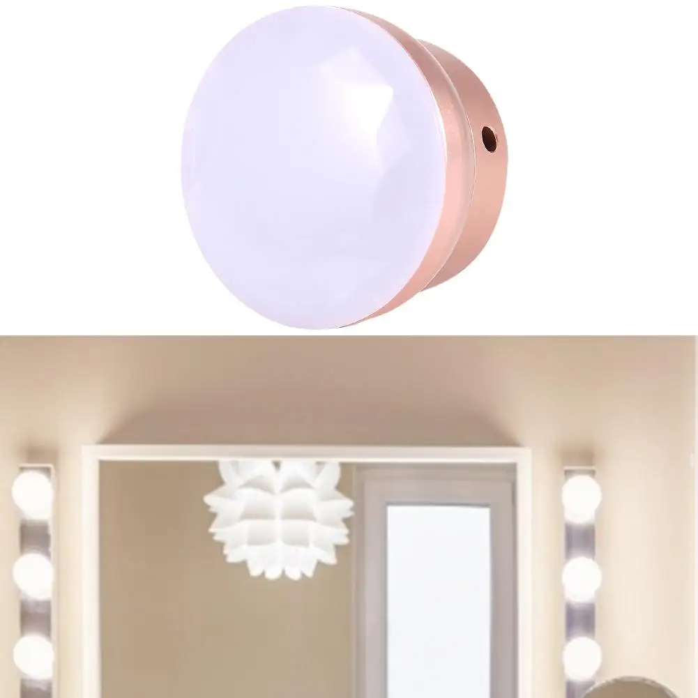 10 шт. светодиодный умное зеркало с подсветкой, USB перезарядка, диммируемая лампа для макияжа, вечерние, свадебные, 5 В, 2 А вход