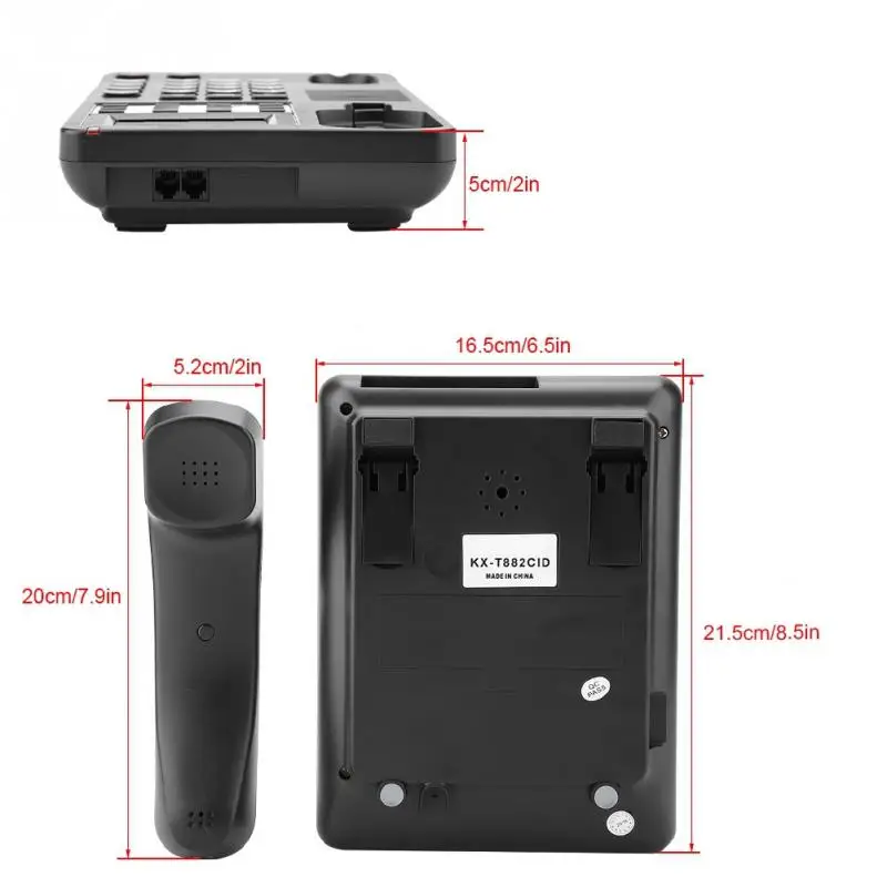 KX-T882 домашний отель проводной настольный телефон офисный стационарный телефон черный