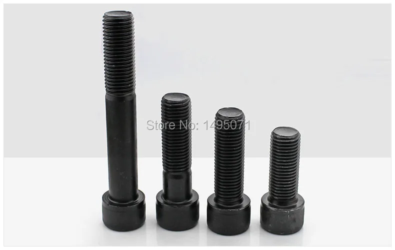 

5-10pcs/Lot DIN912 Metric Thread M6 Black Grade 12.9 Alloy Steel Hex Socket Head Cap Screw Bolts