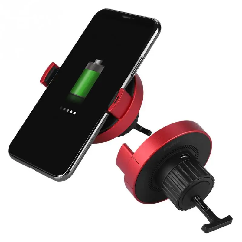 Qi Wireless Charging Mobile Phone Car Fast Charger Air Vent/Dashboard