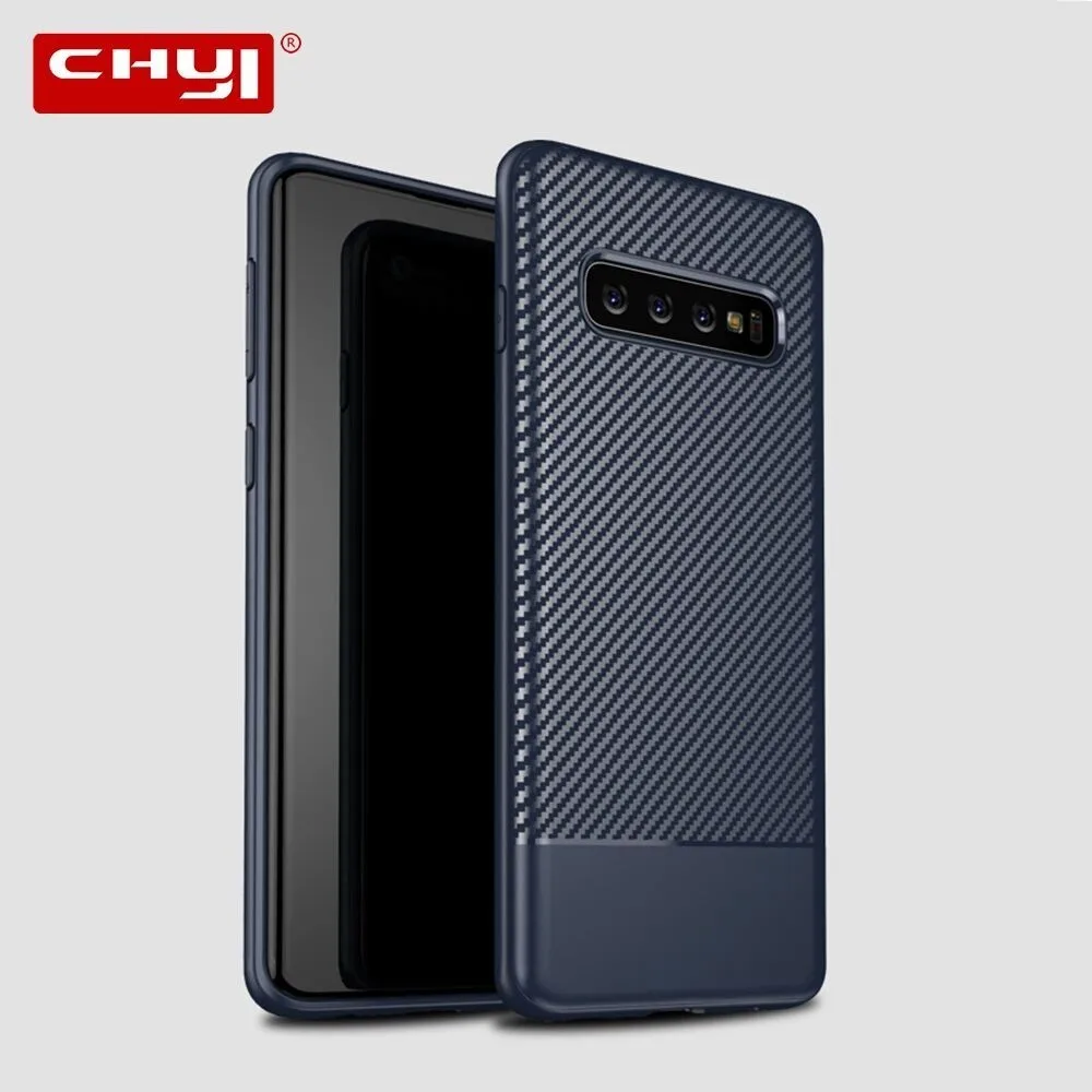 Чехол Chyi для Samsung Galaxy s9 s10 plus мягкий силиконовый чехол противоударный из