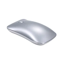 Беспроводной Перезаряжаемые Мышь бесшумные мыши эргономичный дизайн 1000/1200/1600 Точек на дюйм регулируемый Алюминий сплава для портативных пк