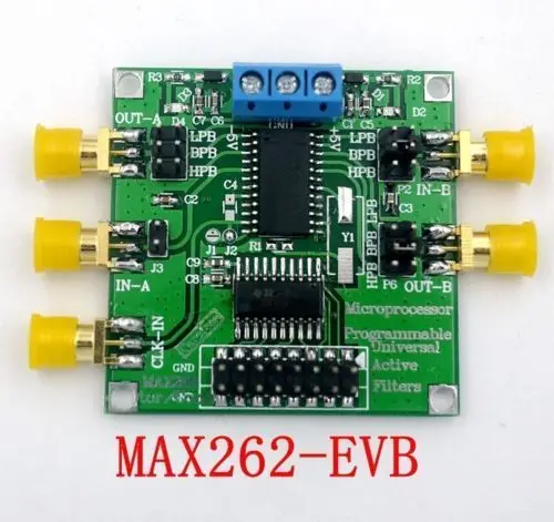 MAX262 модуль активного фильтра программируемый фильтр Qualcomm Low Pass Bandpass фактор