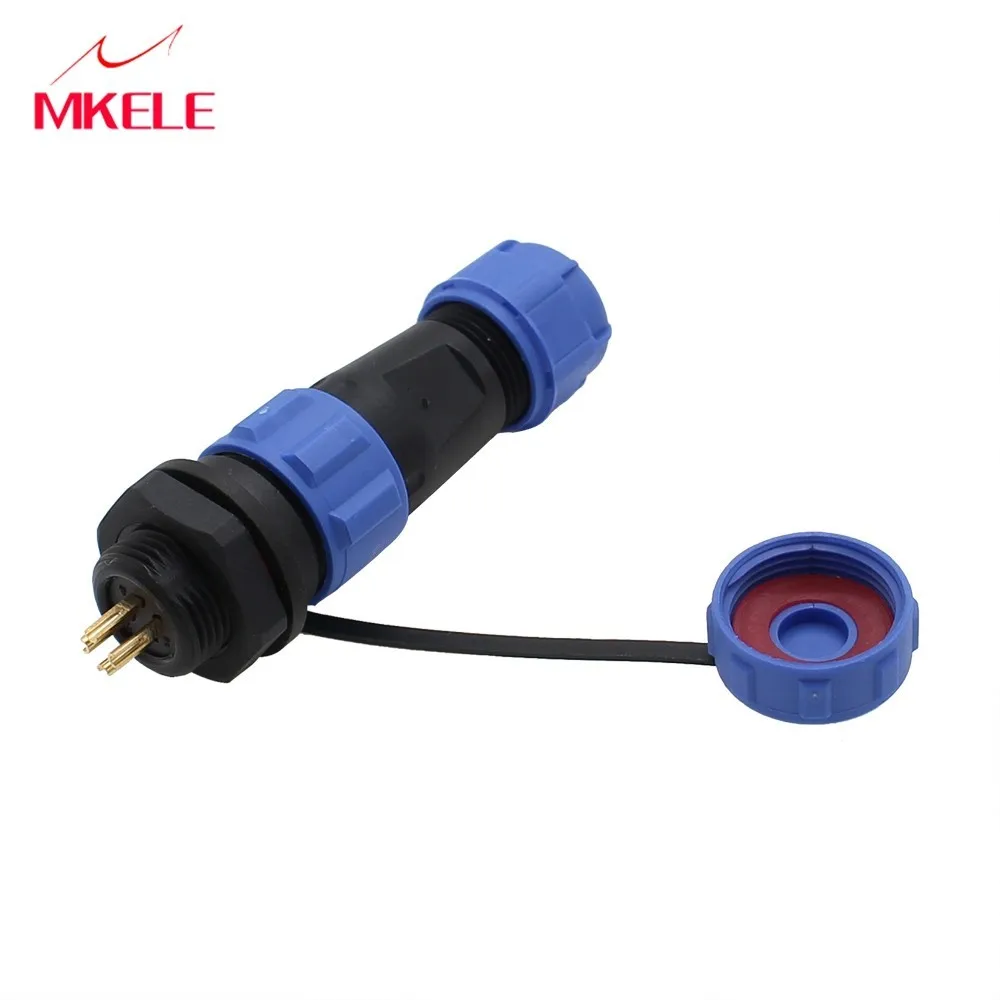 Waterdichte Power Draad Kabel Connector SP13 13mm Type 4 Pin IP68 Connector Stekker En Socket Luchtvaart Plug 