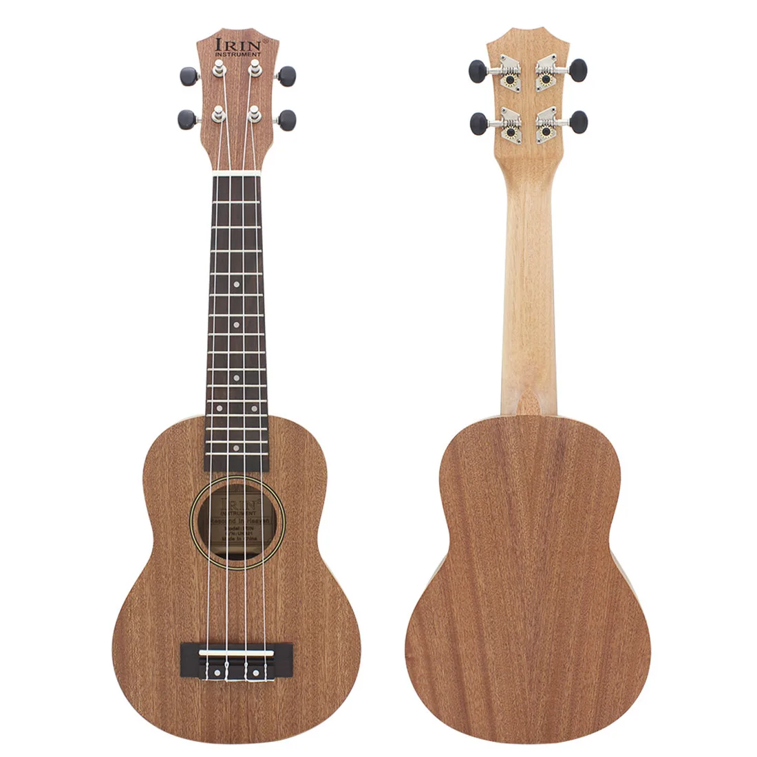 

2019 New Arrival 21 Inch Soprano Ukulele Sapele 12 Frets Musical Instrument Hawaiian Guitar - Coffee