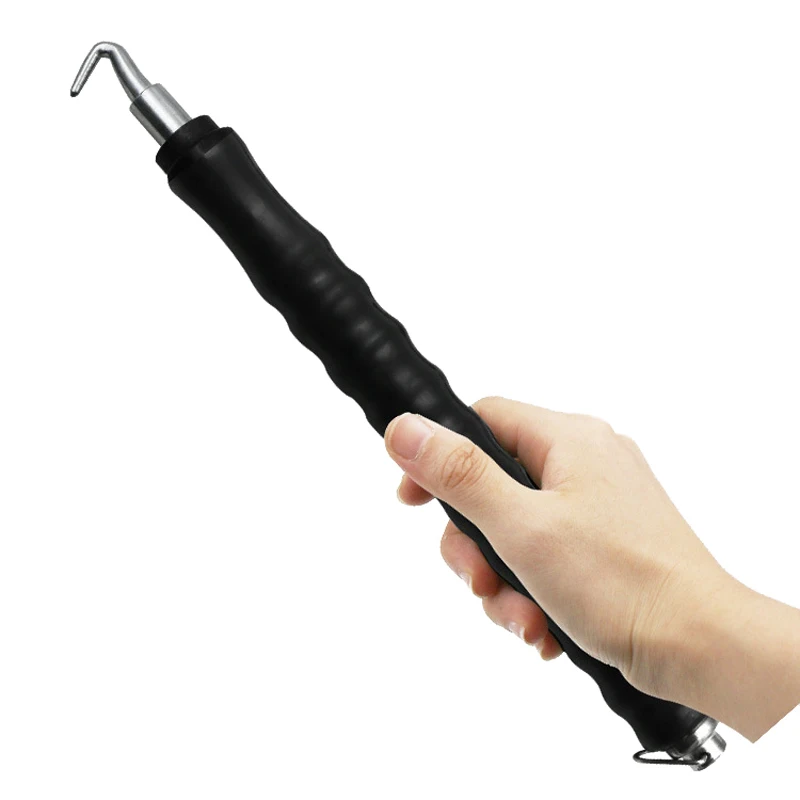 

Mayitr 1pc Semi-Automatic Rebar Hook Steel Bar Binding Hook Wire Tying Tools Twister Straight Pull Rebar Hook 306mm