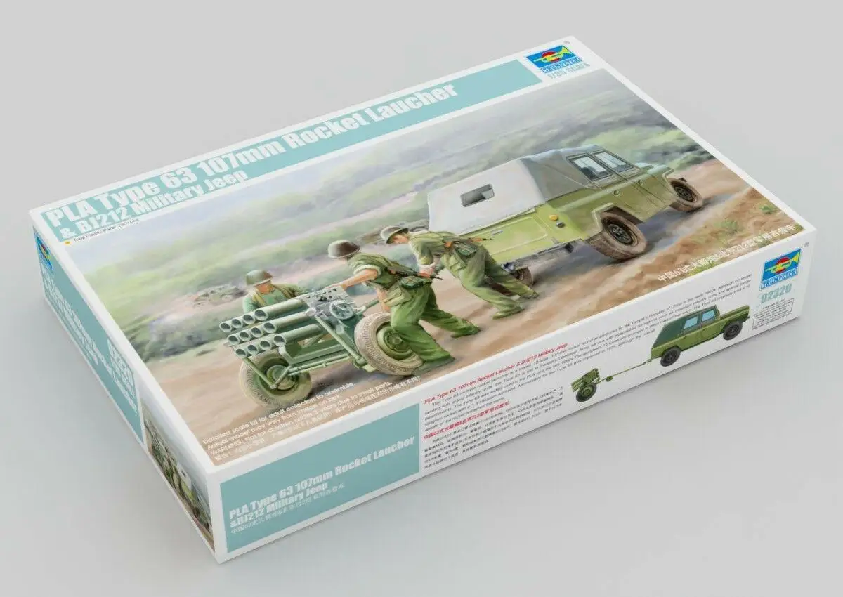Trumpeter 1/35 02320 BJ212 Военный джип с пусковой установкой | Игрушки и хобби
