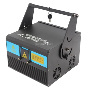 

128 Pattern 1W/2W Laser Projector DMX Sound Controll LED Disco Light RGB Disco Laser Light 24CH Night Party Laser shows system