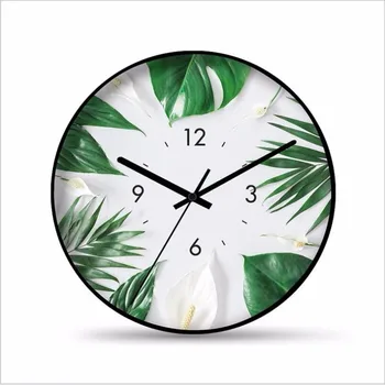 

New 3D Wall Clock INS Nordic Personality Simple Wall Clock 35cm Silent Movement Duvar Saati For Home Decoration Metal Clocks