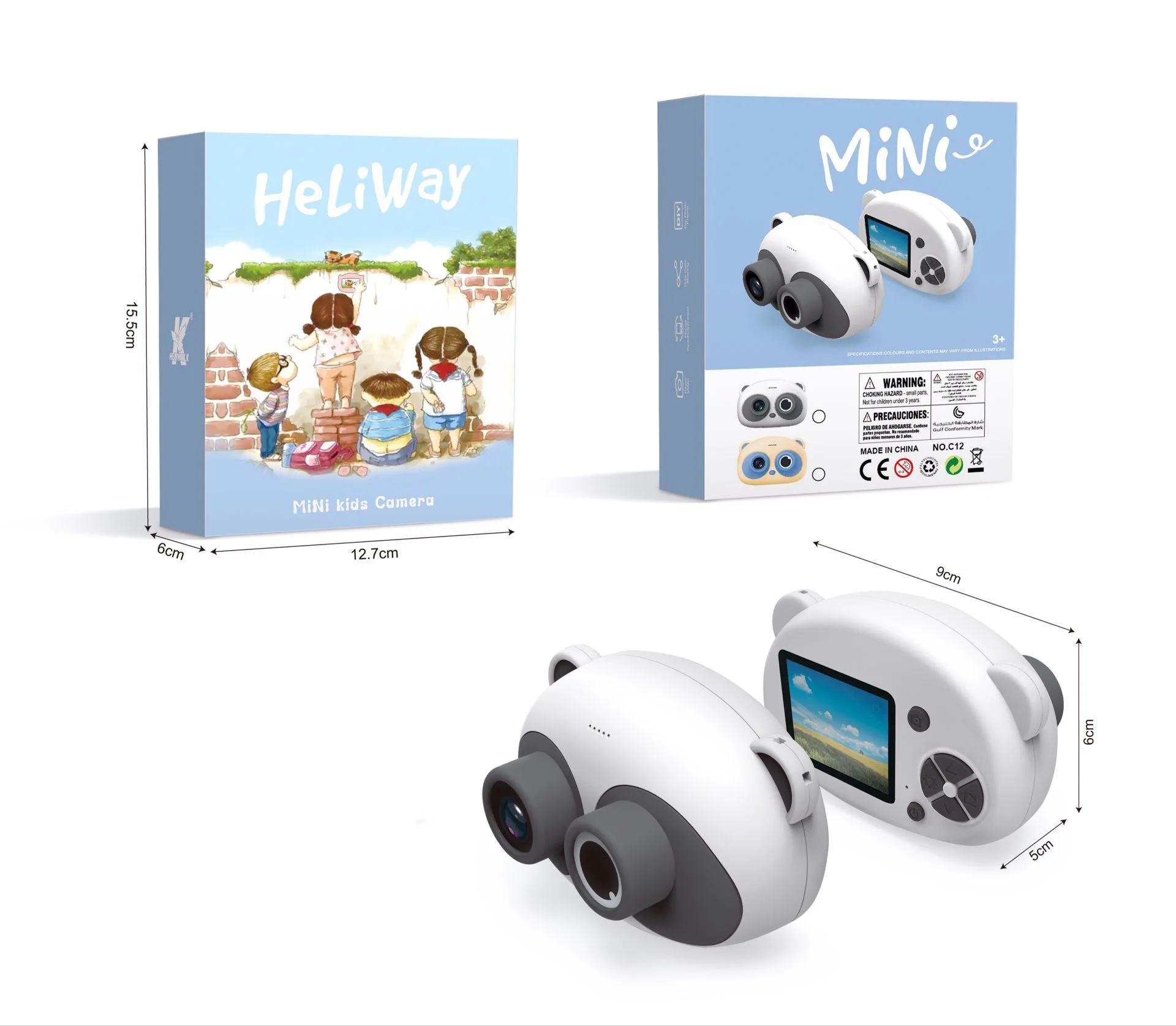 

JJRC C22 C21 Mini Cartoon Panda or Pink PigCamera Wifi Wireless Transmission 1920*1080 Resolution Sports Action Camera For Kids