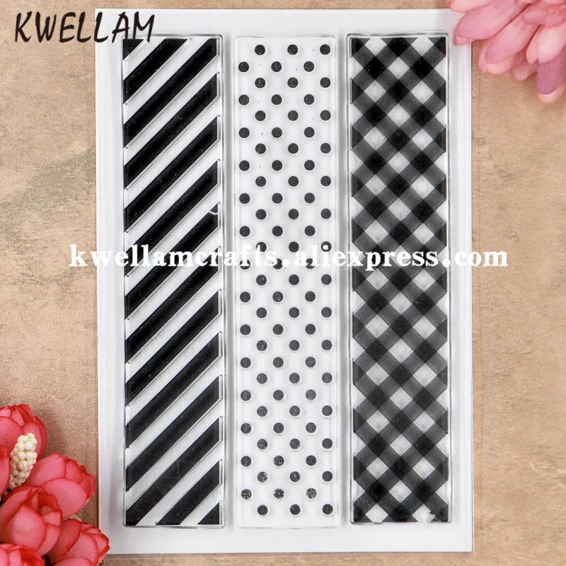 

Twill Dots Lattice Background Scrapbook DIY photo cards rubber stamp clear stamps transparent stamp 11x16cm KW8070232