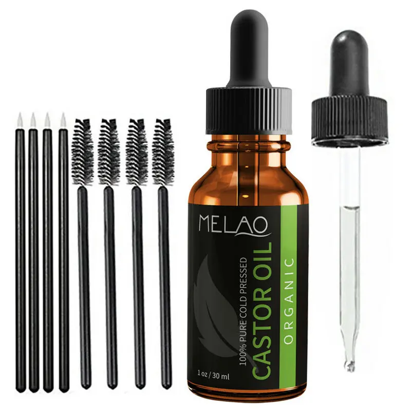 

MELAO Eyelash Growth Essential Oil Natural Castor Calm Prevent Skin Aging Organic Essential Oil 30ML