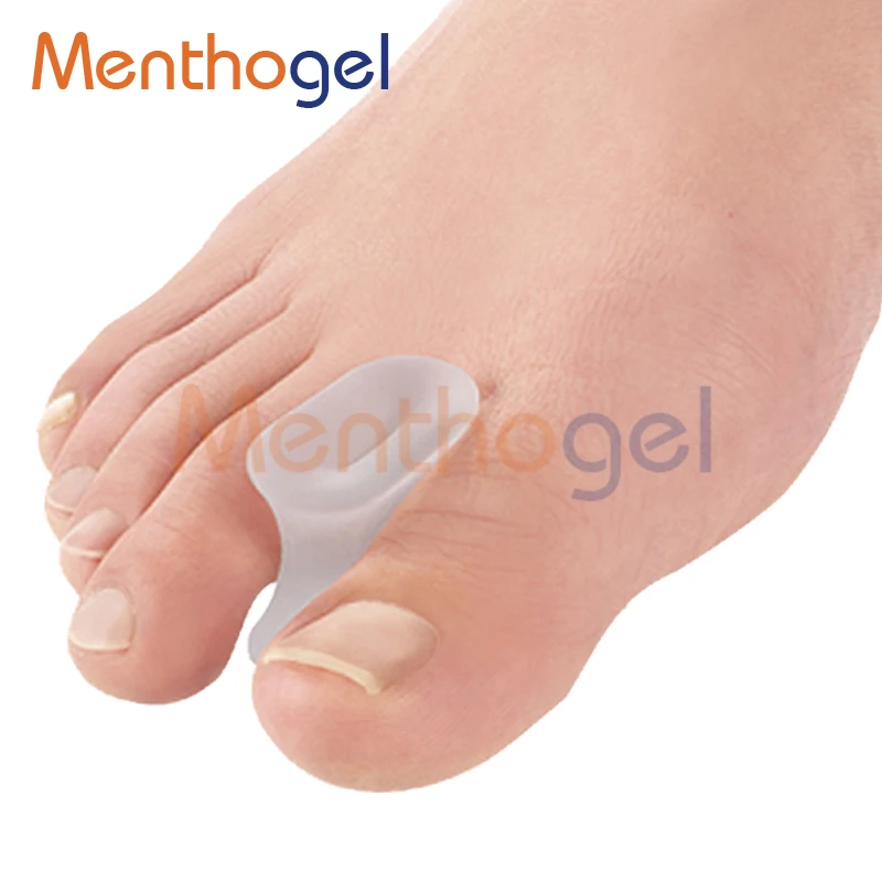 Ментогель Hallux Valgus Стельки силиконовые пальцы 1 отверстие носок сепараторная