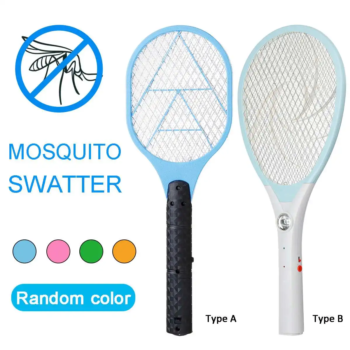 

Home Garden Bug Zappers LED Electric Bug Fly Mosquito Killer Insects Bat Swatter Racket USB Rechargeable batteries Operated