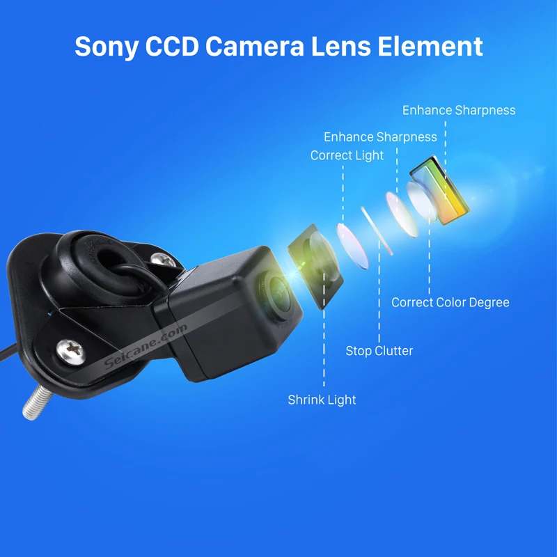 Seicane парковочная камера заднего вида HD 170 градусов для 2012 2013 Subaru Outback Водонепроницаемая Проводная скрытая камера ночного видения