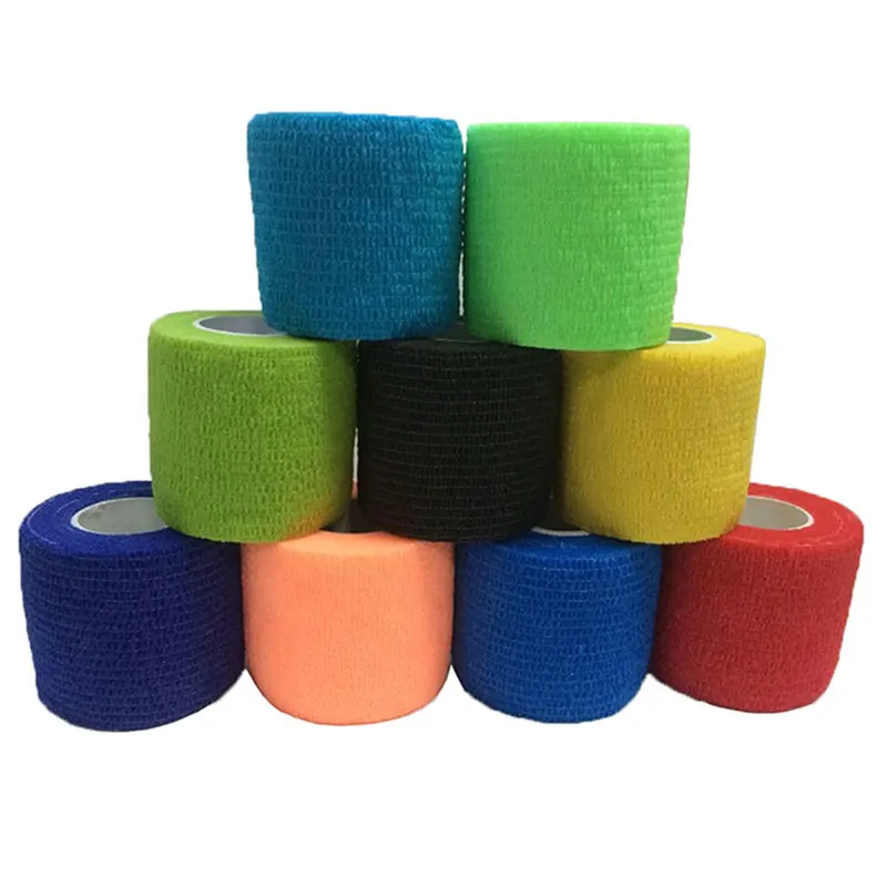 

5m x 4.5cm Self-Adhesive Non-Woven Elastic Bandages Security Protection First Aid Waterproof Elasticity Bandage