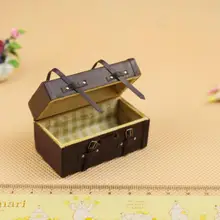 RCtown винтажный миниатюрный чемодан коробка для 1:12 Кукольный дом аксессуары