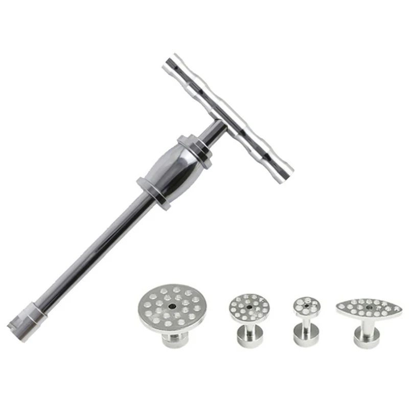 

Auto Repair Tools Dent Removal Car Body Repair Kit Dent Puller Slide Hammer Reverse Hammer +4 Pcs Metal Tabs Suction Cups
