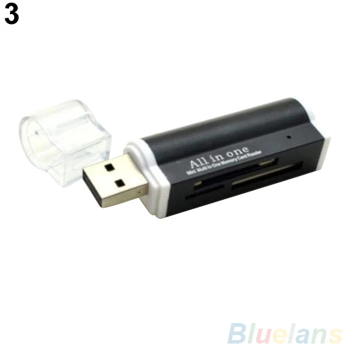 Mini USB 2 0 Multi Function High Speed Micro SD TF MMC SDHC Memory Card Reader 4
