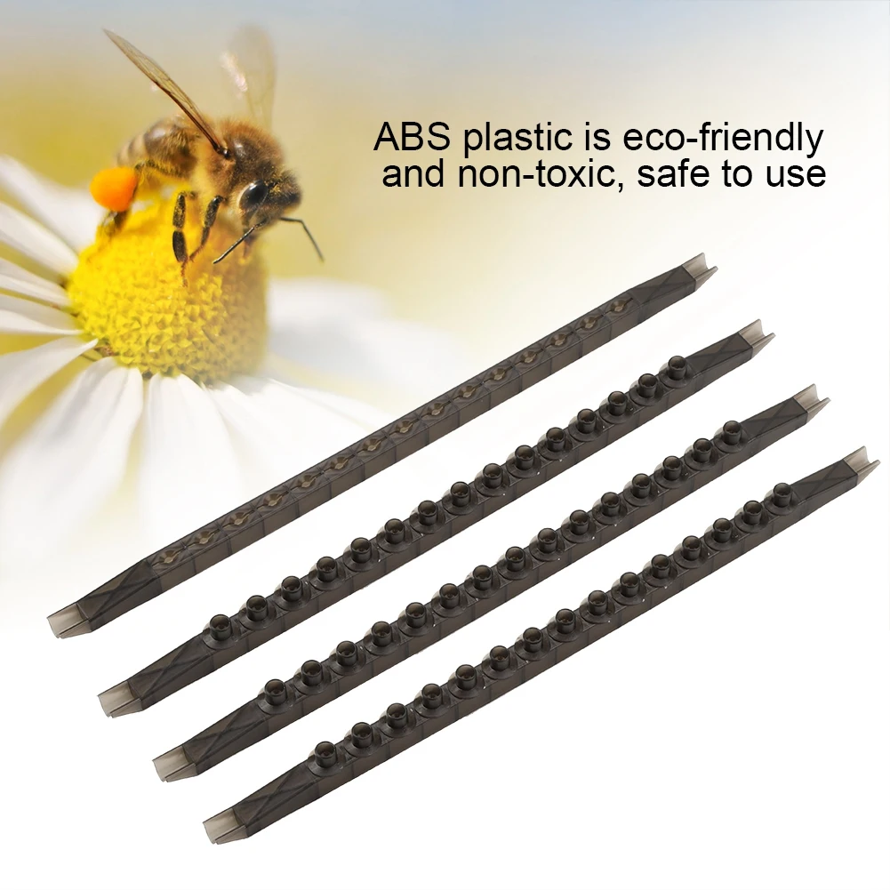 10pcs Queen Bee Cell Bar Strip Set Base for Beekeeping With Queen Cell Cups