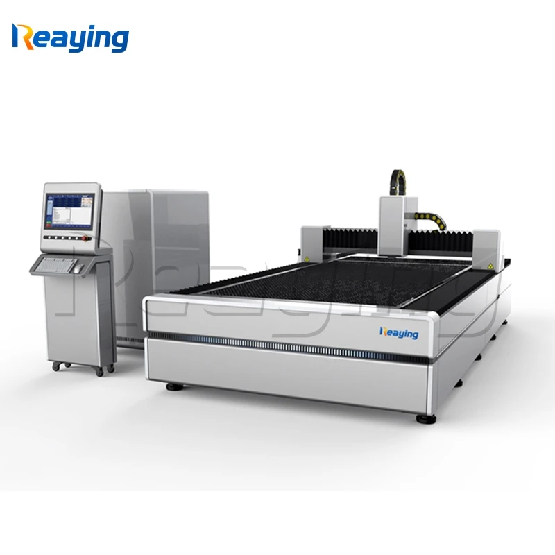 CNC металлические пластины 500 Вт 750 1000 волоконно лазерная машина для резки с