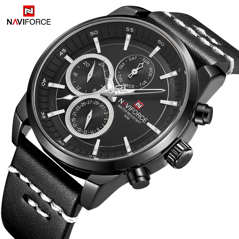 Лидирующий бренд NAVIFORCE для мужчин спортивные часы повседневное