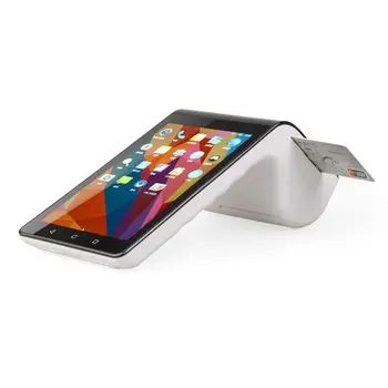 

PT7003 android mobile barcode scanner handheld reader nfc pos terminal with thermal printer