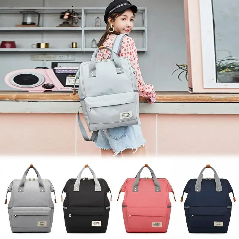 

LEQUEEN Simple Diaper Bag Mummy Maternity Diaper Bag Large Capacity Backpacks Nappy Brand Bag Travel Backpack Designer