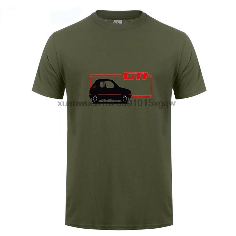 

GILDAN 2017 Summer New Men Funny O Neck T Shirt 205 1.9 Gti Retro 80S Hot Hatch Rally Car High Quality Tops Tee Shirt For Man