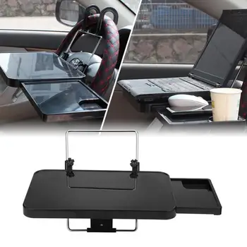 

Portable Mini Car Laptop Stand Foldable Car Back Seat Steering Wheel Mount Notbook Tray Table Food Drink Holder Stands New