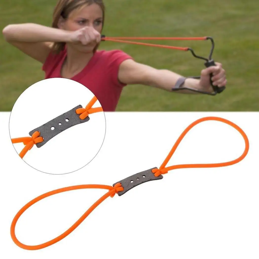 

Slingshot rubber band Durable Catapult Elastic Slingshot Elastic Rubber Fronds Elastic As the picture shown Band Hunting