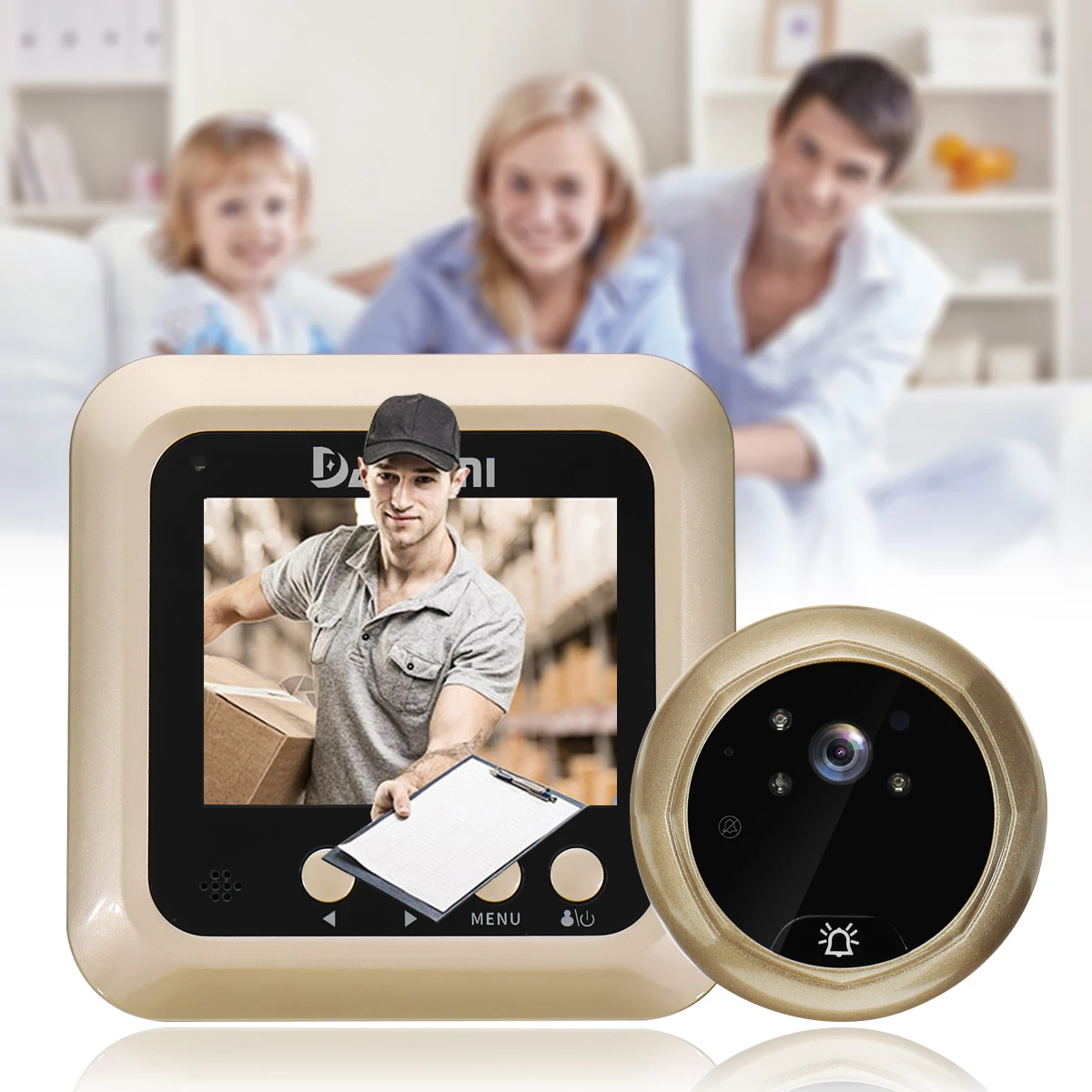 

Security Door Bell Wireless Doorbell Video Camera PIR Night Vision Intercom Home HD Screen Message Leaving Automatic Wide