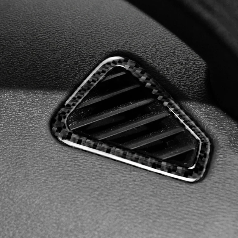 

For BMW X5 X6 F15 F16 2014 2015 2016 2017 2pcs Carbon Fiber Car Air Condition Air Vent Outlet Cover