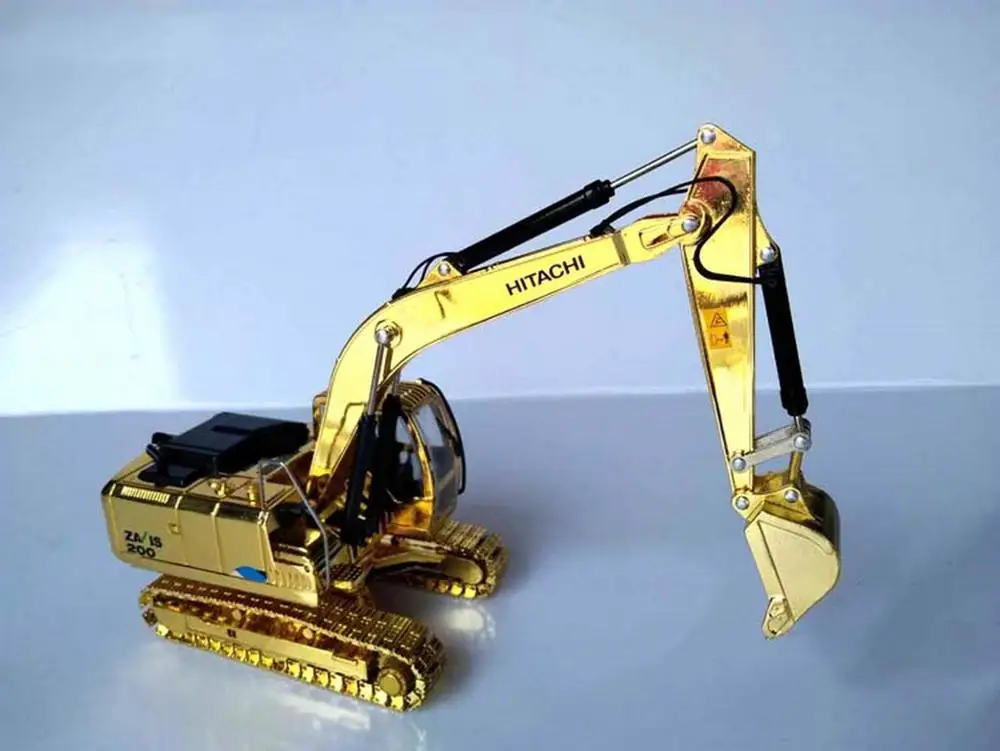 1/40 весы Hitachi ZAXIS200 5 серии гидравлический экскаватор Золотая версия |