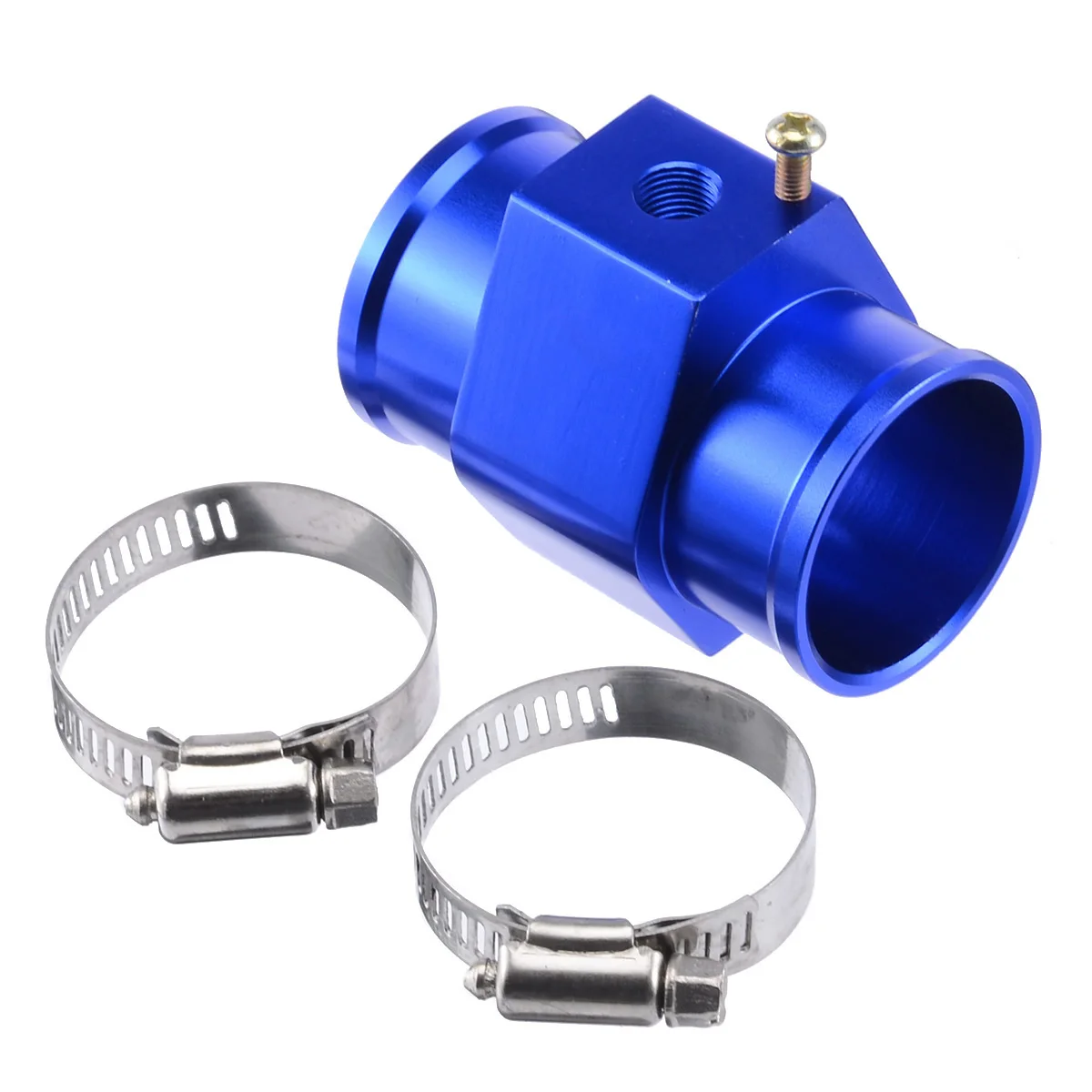 38mm Blue Water Temperature Joint Pipe Temp Sensor Gauge Radiator Hose Adapter Durable Replacement Parts 38mm Blue Water Temperature Joint Pipe Temp Sensor Gauge Radiator Hose Adapter Durable Replacement Parts