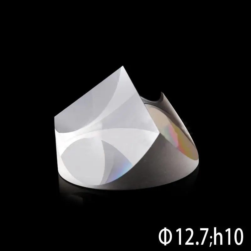 Optical Glass Pyramid Prism K9 12.7mmx10mm Physics Refractor Light Spectrum Medicine | Канцтовары для офиса и дома