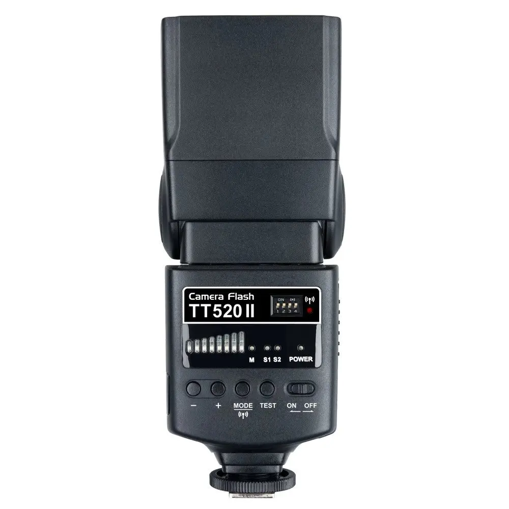 Godox TT520 II Flash TT520II встроенный беспроводной прием, Стандартный передатчик RT для Canon Nikon Pentax Olympus DSLR камер