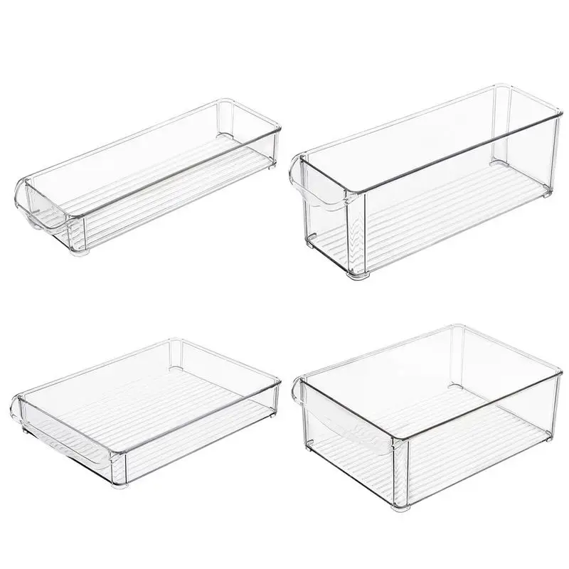 

Refrigerator Storage Box Can Be Stacked Plastic Storage Box Rectangular Noodles Vegetable Fruit Kitchen Storage Box 2019